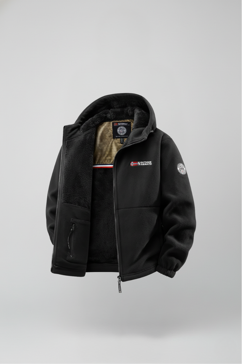 Chaqueta Fleece Urbana Essential con Capucha